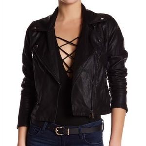 BLANKNYC – Faux Leather Moto Jacket